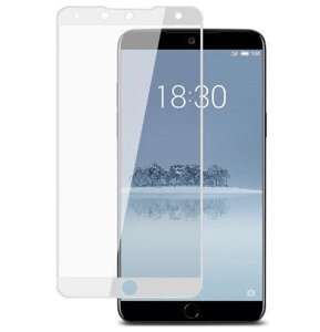 Full Cover защитное стекло для Meizu 15 Lite - White