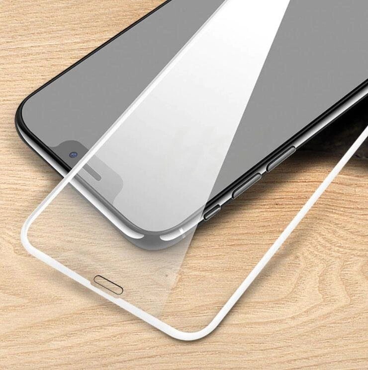 Full Glue захисне скло для iPhone X / XS / 11 Pro 5.8 "- White від компанії Інтернет-магазин "FotoUSB" - фото 1