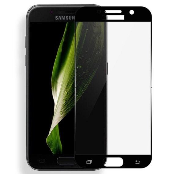 Full Glue захисне скло для Samsung Galaxy A3 2017 (SM-A320) - Black від компанії Інтернет-магазин "FotoUSB" - фото 1