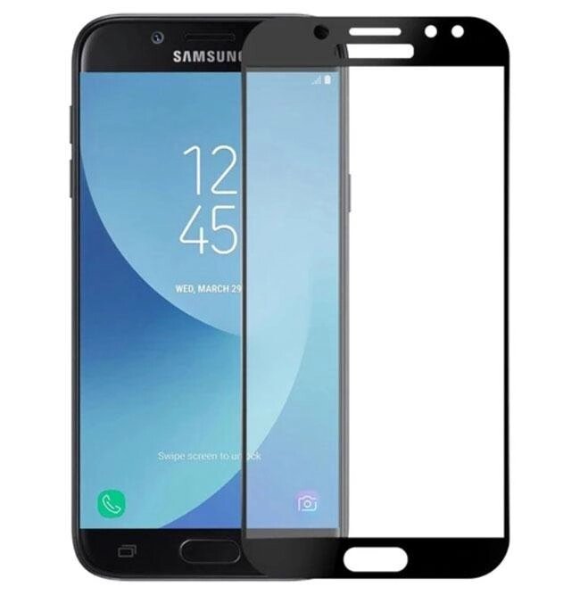 Full Glue захисне скло для Samsung Galaxy J7 2017 (SM-J730) - Black від компанії Інтернет-магазин "FotoUSB" - фото 1