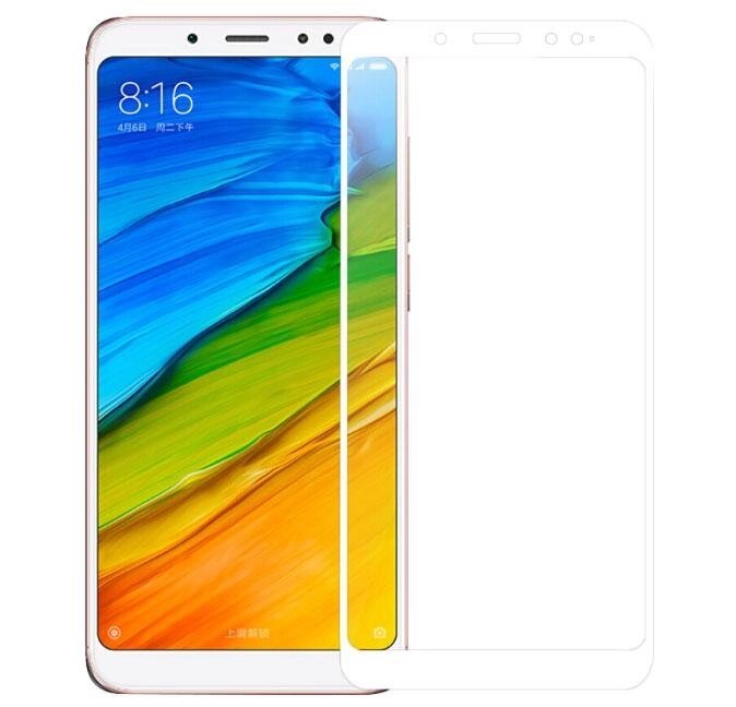 Full Glue захисне скло для телефону Xiaomi Redmi Note 5/5 Pro - White від компанії Інтернет-магазин "FotoUSB" - фото 1