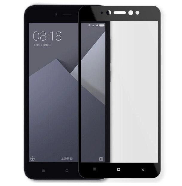 Full Glue захисне скло для Xiaomi Redmi Note 5A Prime / Redmi Y1 - Black від компанії Інтернет-магазин "FotoUSB" - фото 1