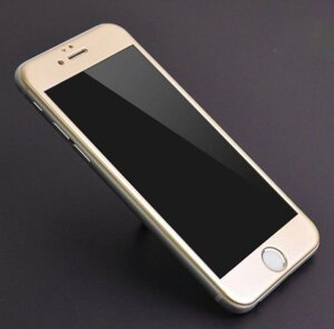 Full Glue захисне скло для iPhone 6 / 6S - Gold