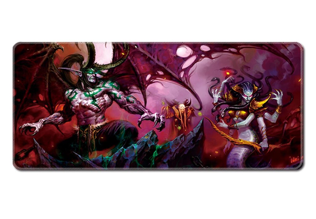 Геймерський килимок, ігрова поверхня Primo Warcraft 40х90см від компанії Інтернет-магазин "FotoUSB" - фото 1
