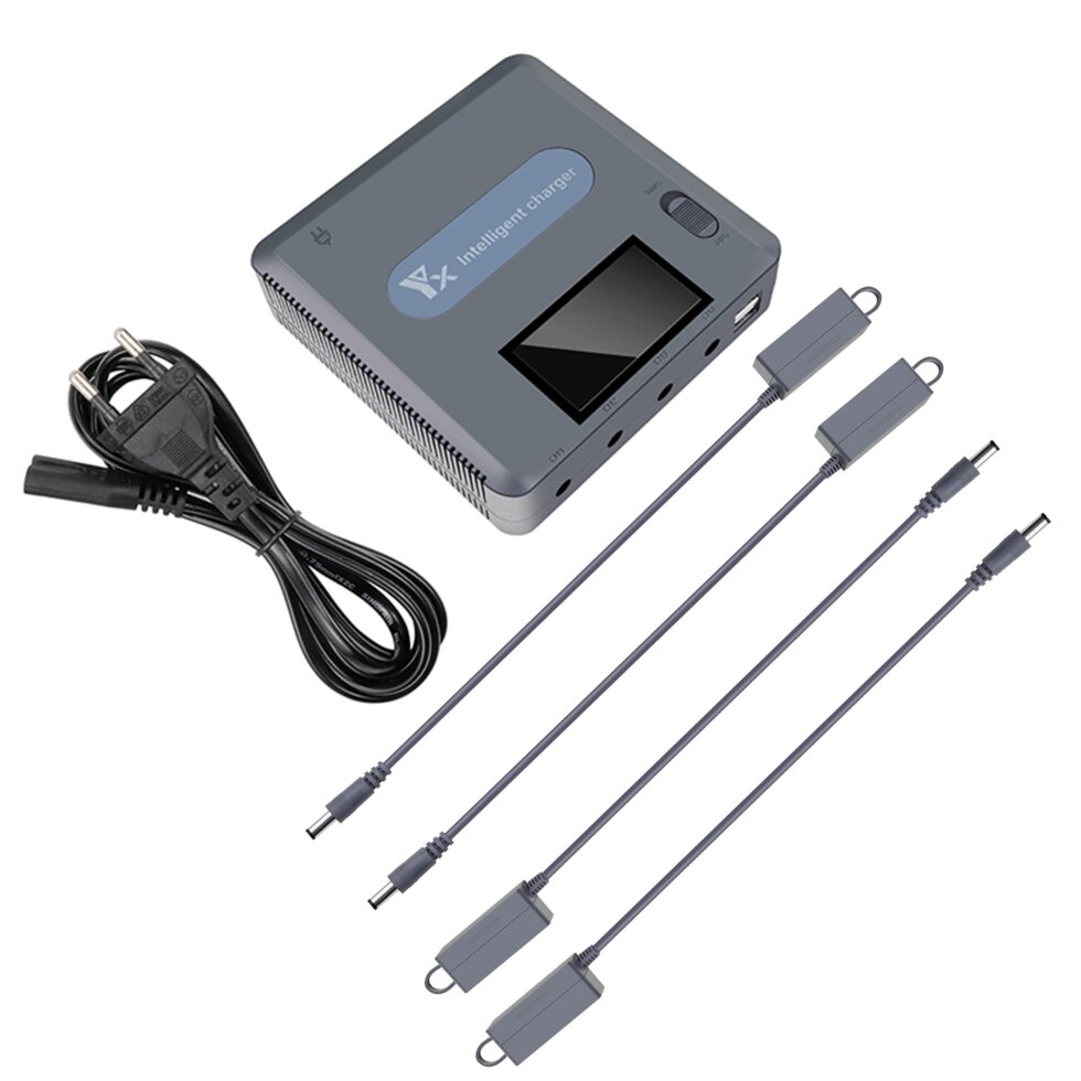 Інтелектуальний зарядний пристрій для квадрокоптера DJI Mavic 3 / 3 Pro / 3T / 3E DC 17.6V-2A x 4 порта від компанії Інтернет-магазин "FotoUSB" - фото 1