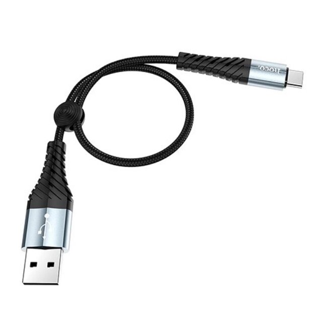 Кабель Hoco X38 USB Type-C короткий 25см - Black від компанії Інтернет-магазин "FotoUSB" - фото 1