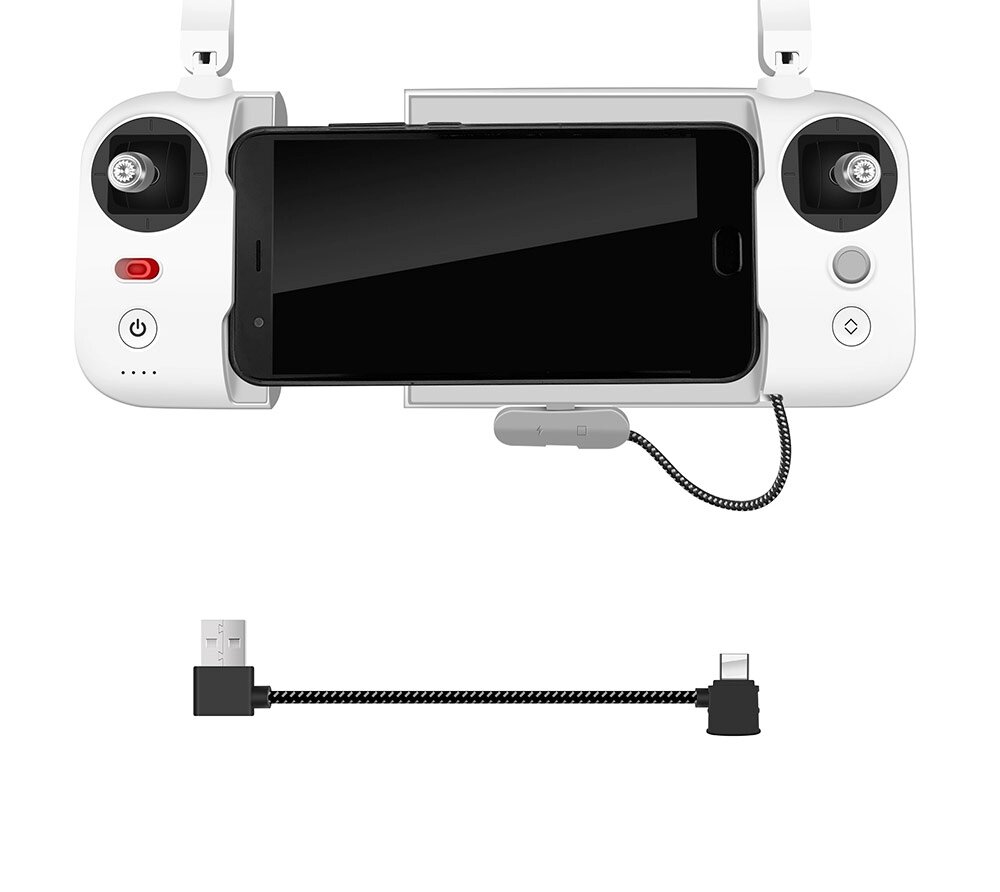 Кабель кутовий Primo Type-C - USB для квадрокоптера Xiaomi Fimi X8 SE - Black від компанії Інтернет-магазин "FotoUSB" - фото 1