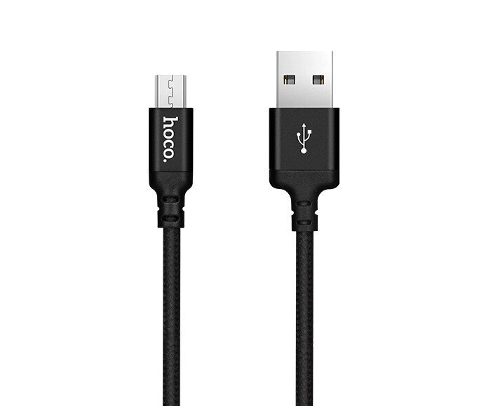 Кабель USB - microUSB Hoco X14 Times Speed 1m - Black від компанії Інтернет-магазин "FotoUSB" - фото 1