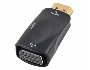 Конвертер перехідник HDMI в VGA + Audio