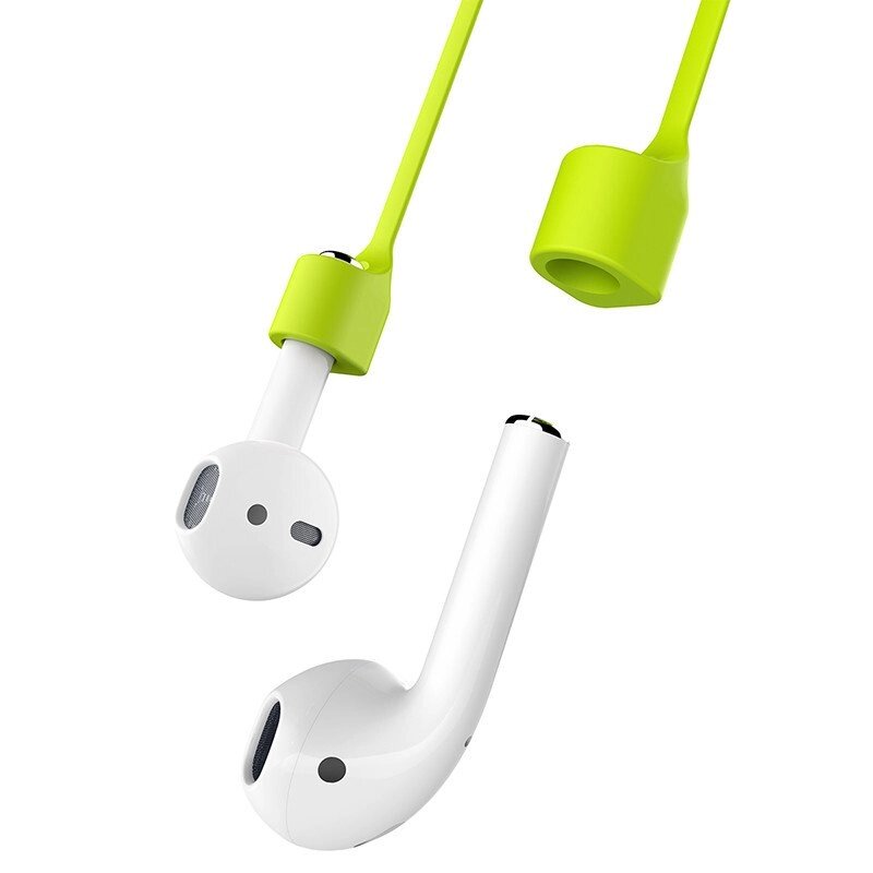 Магнітний ремінець держатель Baseus для Apple AirPods - Neon Green від компанії Інтернет-магазин "FotoUSB" - фото 1