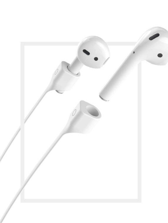 Магнітний ремінець держатель Baseus для Apple AirPods - White Grey від компанії Інтернет-магазин "FotoUSB" - фото 1