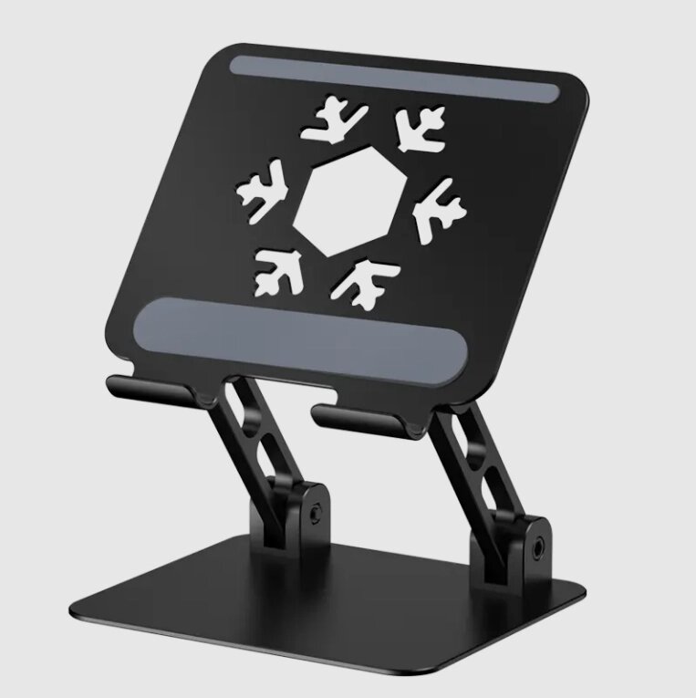 Металева складна підставка Primo SP04 для планшета - Black від компанії Інтернет-магазин "FotoUSB" - фото 1