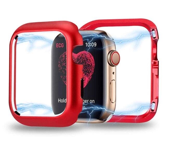 Металевий магнітний корпус Primo для Apple Watch 40 mm Red від компанії Інтернет-магазин "FotoUSB" - фото 1