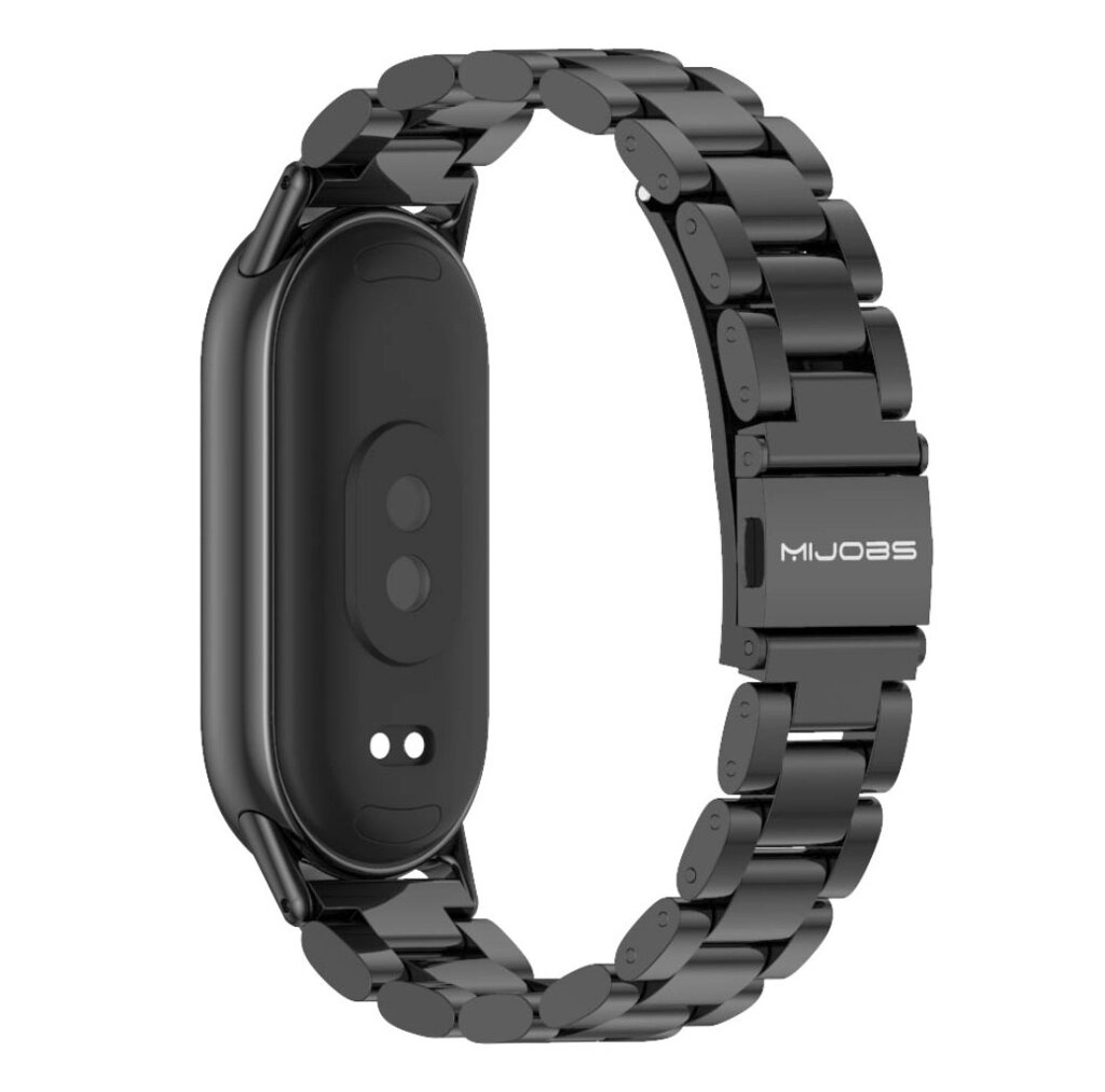 Металевий ремінець Mijobs для фітнес браслета Xiaomi Smart Band 9 - Black від компанії Інтернет-магазин "FotoUSB" - фото 1