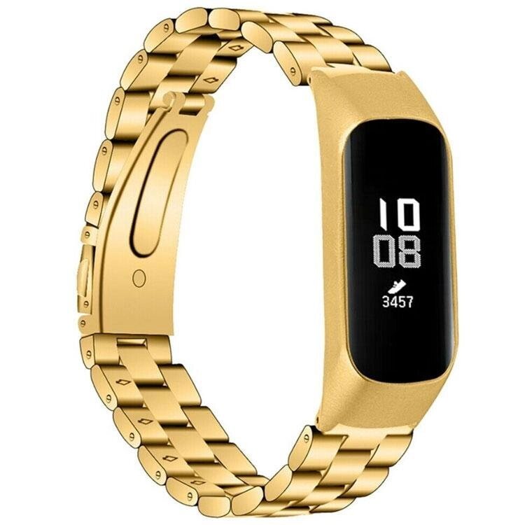 Металевий ремінець Primo для фітнес браслета Samsung Galaxy Fit E (SM-R375) - Gold від компанії Інтернет-магазин "FotoUSB" - фото 1