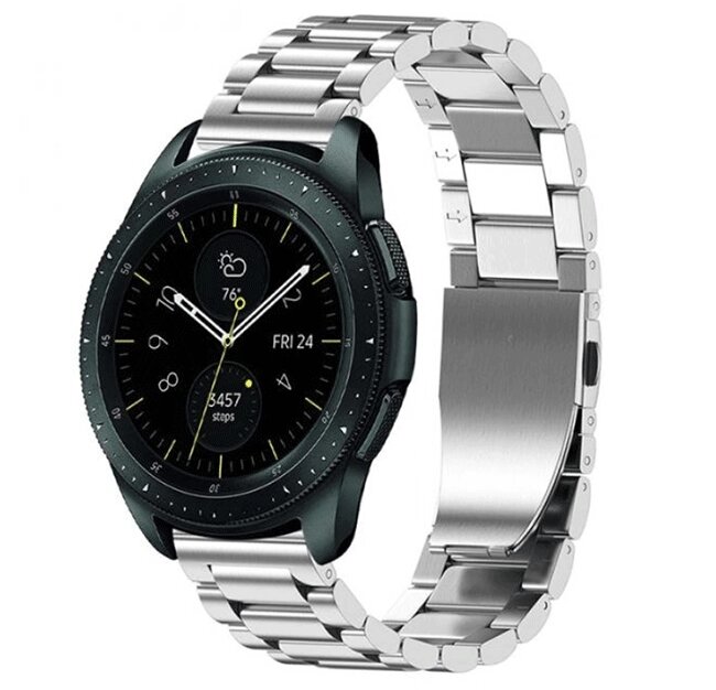 Металевий ремінець Primo для годин Samsung Galaxy Watch 42mm (SMR810) - Silver від компанії Інтернет-магазин "FotoUSB" - фото 1