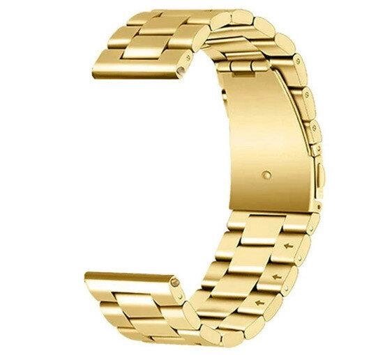 Металевий ремінець Primo для годин Samsung Galaxy Watch 46mm (SMR800) - Gold від компанії Інтернет-магазин "FotoUSB" - фото 1