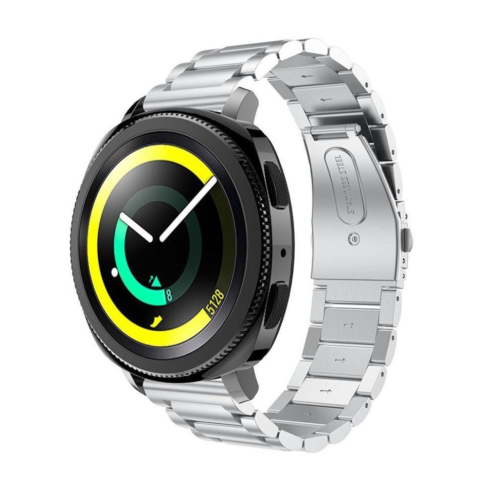 Металевий ремінець Primo для годин Samsung Gear Sport (SMR600) - Silver від компанії Інтернет-магазин "FotoUSB" - фото 1