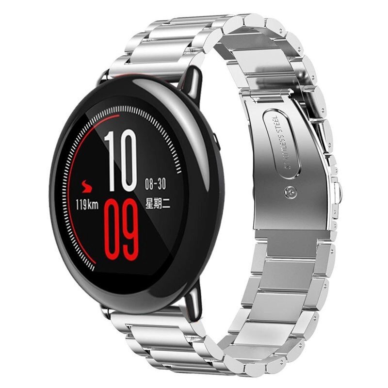 Металевий ремінець Primo для годинника Xiaomi Huami Amazfit Sport SmartWatch - Silver від компанії Інтернет-магазин "FotoUSB" - фото 1