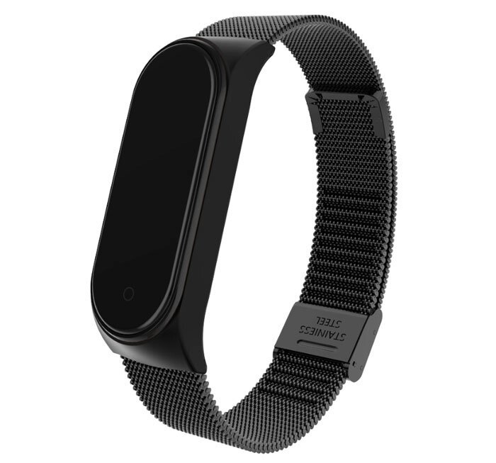 Металевий ремінець Primo Style для фітнесбраслета Xiaomi Mi Band 4 Black від компанії Інтернет-магазин "FotoUSB" - фото 1