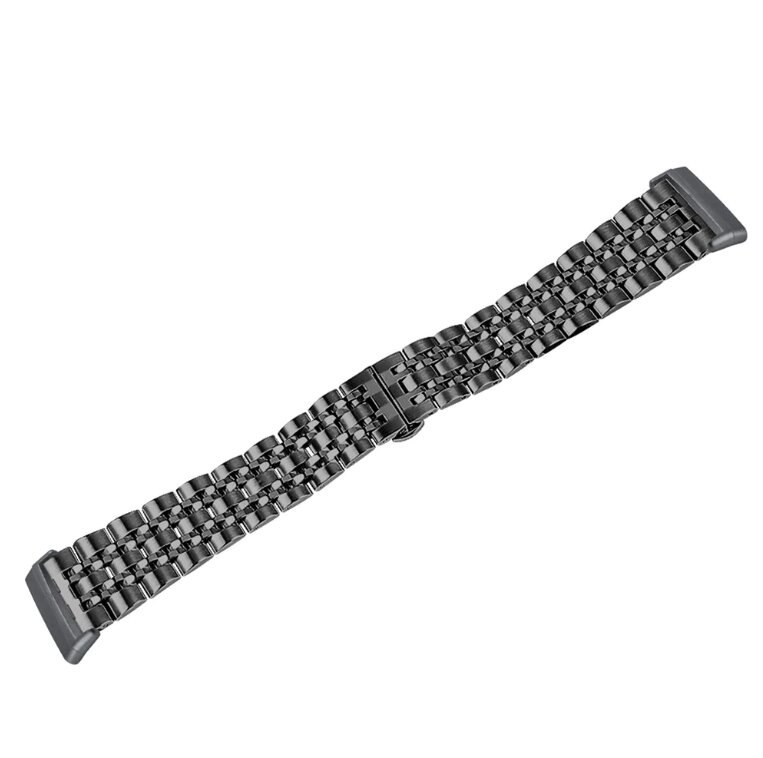Металевий ремінець Primolux Steel Link для годинника Fitbit Versa 3 / Fitbit Sense - Black від компанії Інтернет-магазин "FotoUSB" - фото 1