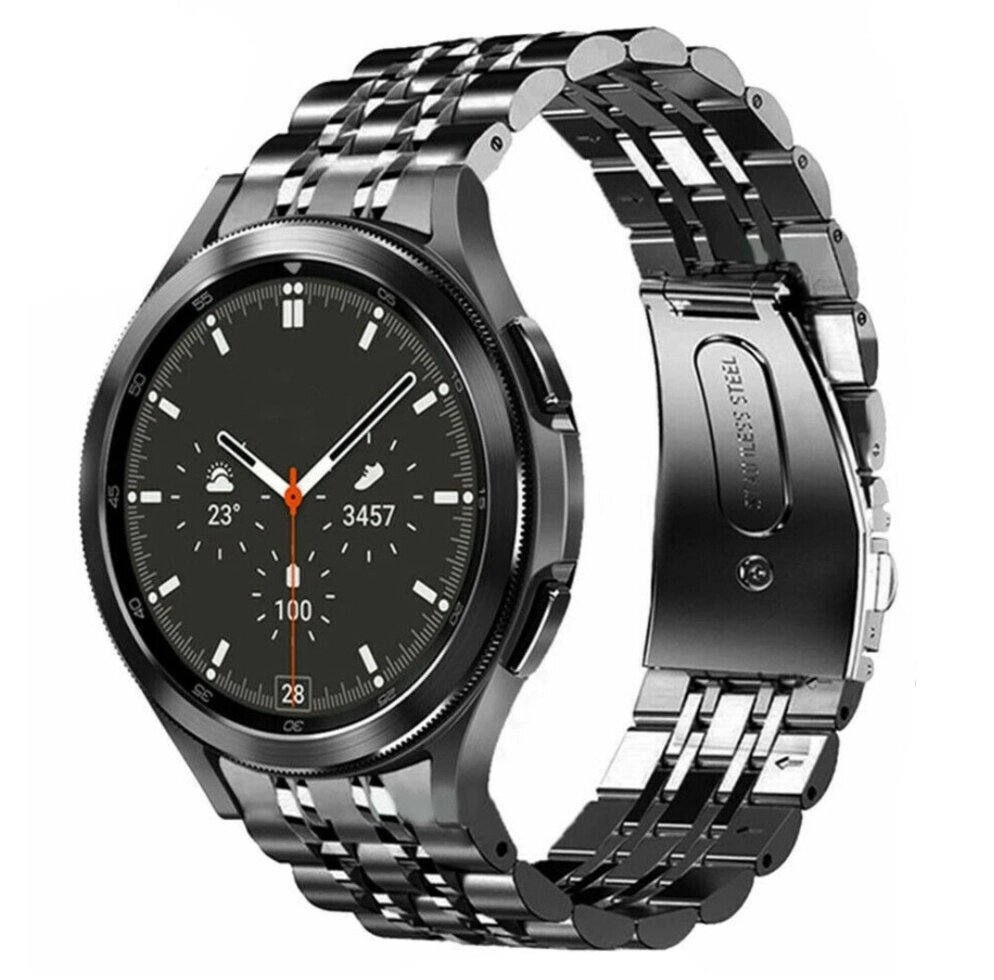 Металевий ремінець Primolux Steel Link для годинника Samsung Galaxy Watch 4 Classic 42mm SM-R880 - Black від компанії Інтернет-магазин "FotoUSB" - фото 1