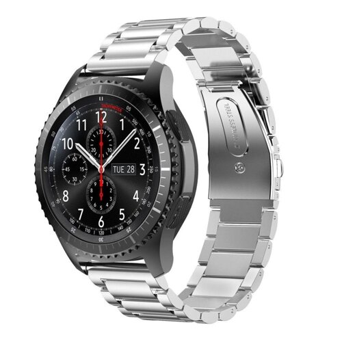 Металевий ремінець Primo для годинника Samsung Gear S3 Classic R770 / Frontier RM760 - Silver
