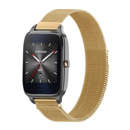 Міланський сітчастий ремінець Primo для годинника Asus ZenWatch 2 (WI501Q) Gold