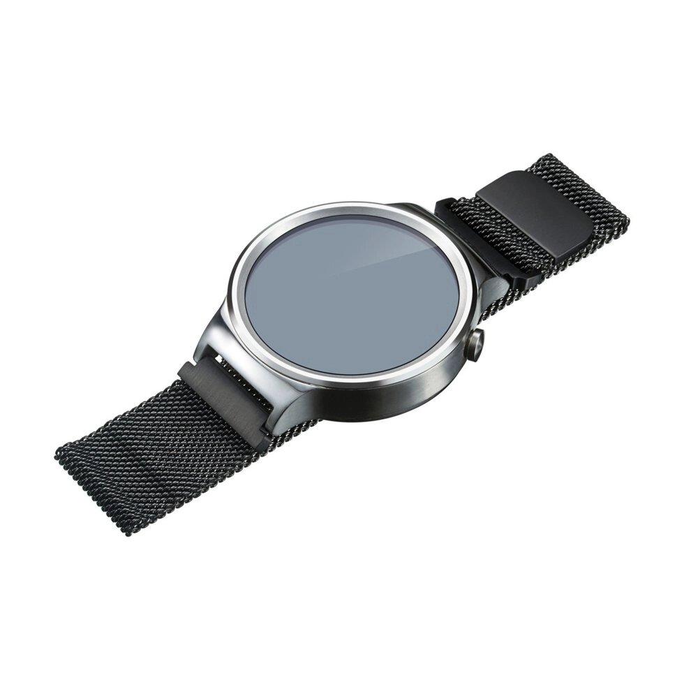 Міланський сітчастий ремінець Primo для годинника Huawei Watch 1 Black від компанії Інтернет-магазин "FotoUSB" - фото 1