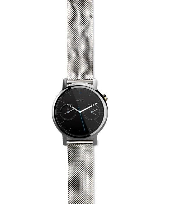 Міланський сітчастий ремінець Primo для годинника Motorola Moto 360 2nd gen (42mm) Silver від компанії Інтернет-магазин "FotoUSB" - фото 1