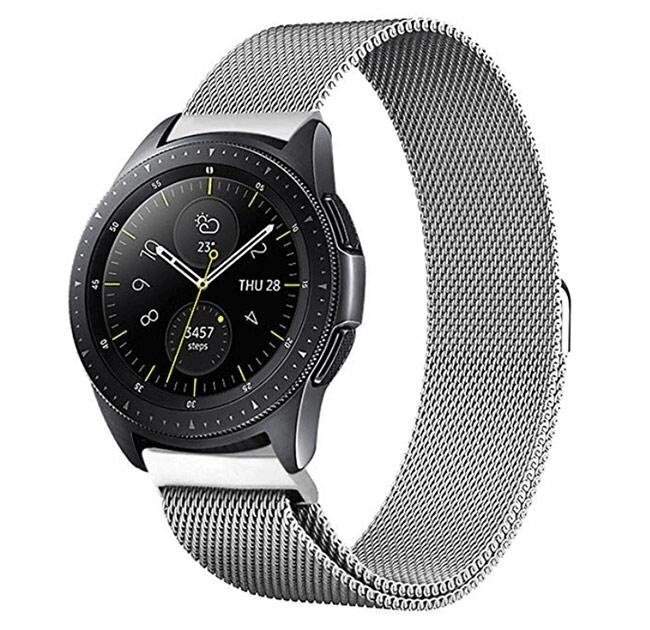 Міланський сітчастий ремінець Primo для годинника Samsung Galaxy Watch 42 mm (SMR810) Silver від компанії Інтернет-магазин "FotoUSB" - фото 1