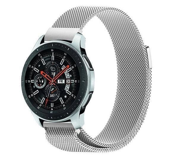 Міланський сітчастий ремінець Primo для годинника Samsung Galaxy Watch 46 mm (SMR800) Silver від компанії Інтернет-магазин "FotoUSB" - фото 1
