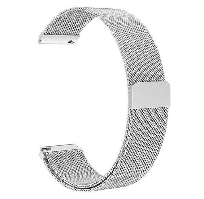 Міланський сітчастий ремінець Primolux для годинника Garmin Vivoactive 4 - Silver від компанії Інтернет-магазин "FotoUSB" - фото 1