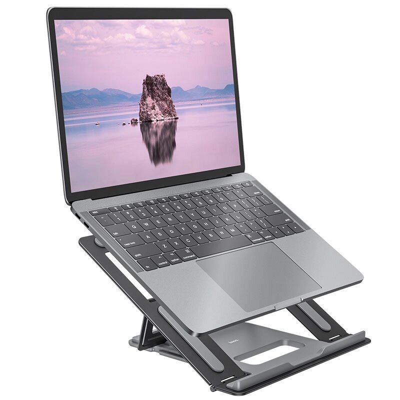 Настільна підставка держатель Hoco PH37 для ноутбука, планшета - Grey від компанії Інтернет-магазин "FotoUSB" - фото 1