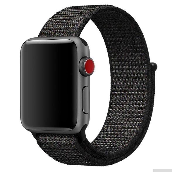 Нейлоновий ремінець Primo для Apple Watch 38mm / 40mm / 41mm - Black від компанії Інтернет-магазин "FotoUSB" - фото 1