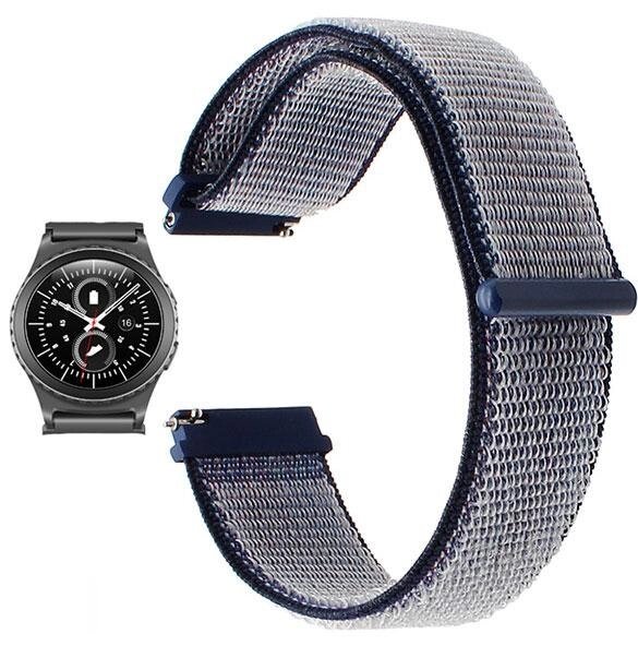 Нейлоновий ремінець Primo для годин Samsung Gear S2 Classic SMR732 / RM735 Navy Blue від компанії Інтернет-магазин "FotoUSB" - фото 1