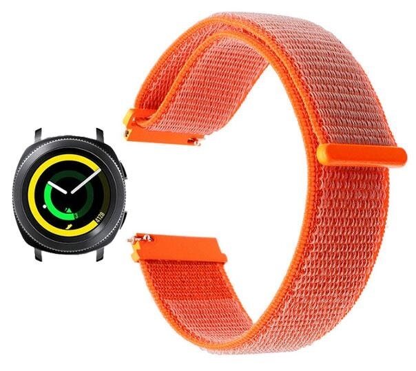 Нейлоновий ремінець Primo для годинника Samsung Gear Sport SMR600 Orange від компанії Інтернет-магазин "FotoUSB" - фото 1