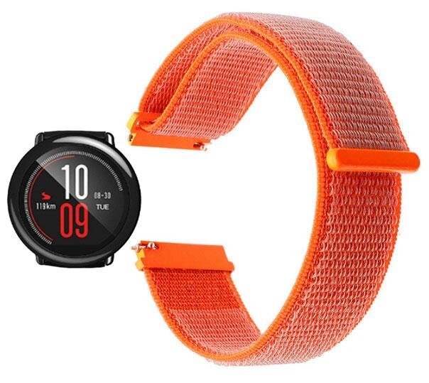Нейлоновий ремінець Primo для годинника Xiaomi Huami Amazfit Sport SmartWatch Orange від компанії Інтернет-магазин "FotoUSB" - фото 1