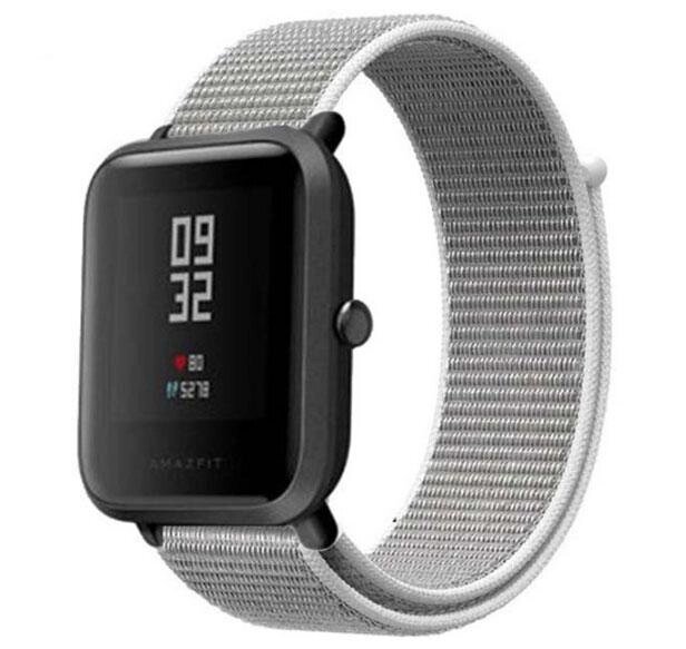 Нейлоновий ремінець Primolux для годинника Xiaomi Amazfit Bip / Amazfit Bip GTS / Amazfit Bip Lite - White від компанії Інтернет-магазин "FotoUSB" - фото 1
