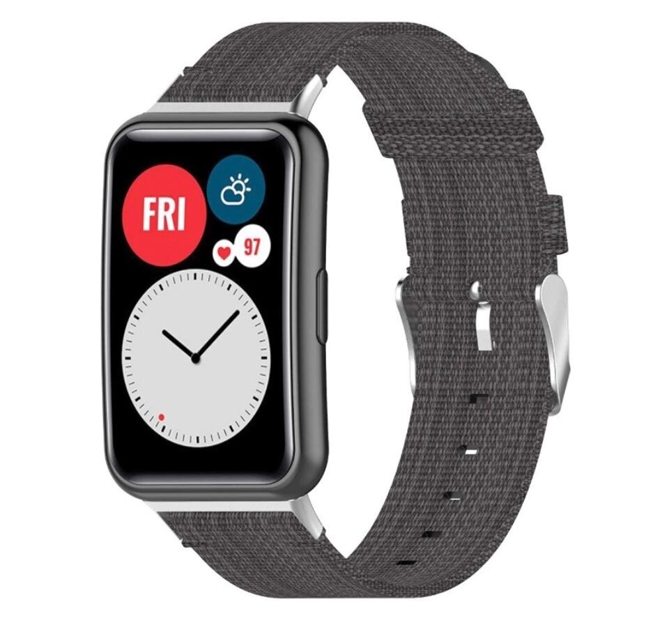 Нейлоновий ремінець Primolux для смарт-годинника Huawei Watch Fit (TIA-B09) - Grey від компанії Інтернет-магазин "FotoUSB" - фото 1