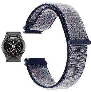 Нейлоновий ремінець Primo для годин Samsung Gear S2 Classic SMR732 / RM735 Navy Blue