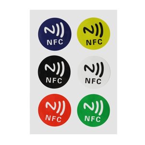 NFC мітки Primo NTAG 213 наліпки 6 штук