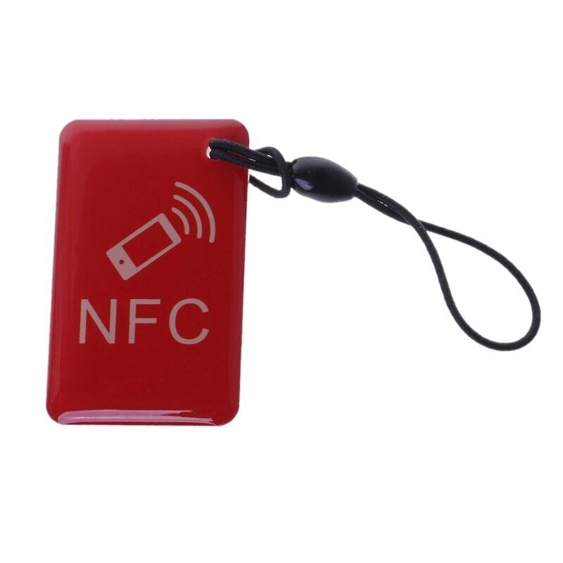 NFC мітка брелок Primo NTAG213 - Red від компанії Інтернет-магазин "FotoUSB" - фото 1