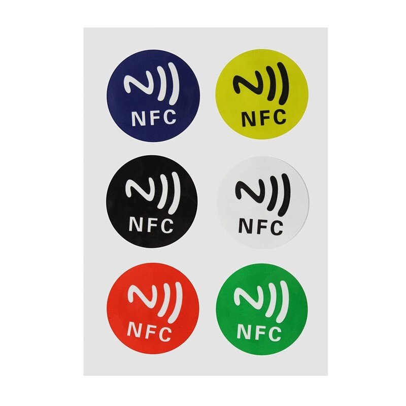 NFC мітки Primo NTAG 213 наліпки 6 штук від компанії Інтернет-магазин "FotoUSB" - фото 1