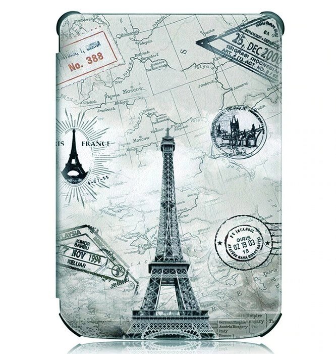 Обкладинка Primo для електронної книги Pocketbook 606/ 616/ 627/628/ 632/633 Slim  - Paris від компанії Інтернет-магазин "FotoUSB" - фото 1