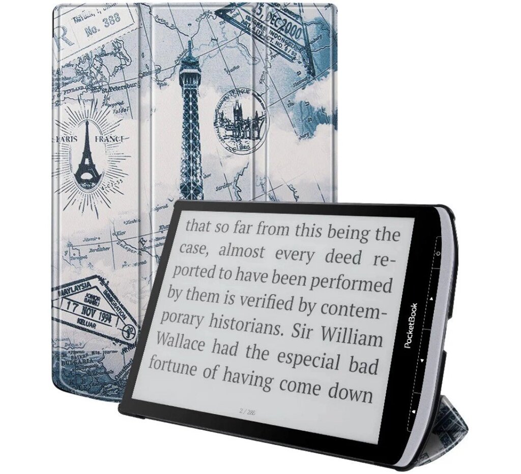 Обкладинка Primolux для електронної книги Pocketbook InkPad X (PB1040-J-CIS) - Paris від компанії Інтернет-магазин "FotoUSB" - фото 1