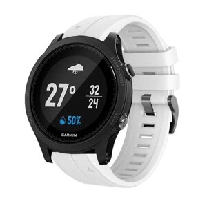 Силіконовий ремінець Primo для годин Garmin Forerunner 935 / Forerunner 945 - White