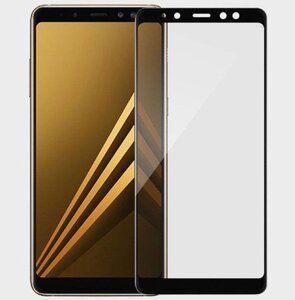 Full Cover захисне скло для Samsung Galaxy A8 Plus 2018 (A730) - Black