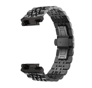 Металевий ремінець Primo Steel Link для годинника Xiaomi Amazfit T-Rex 2 (A2170) - Black
