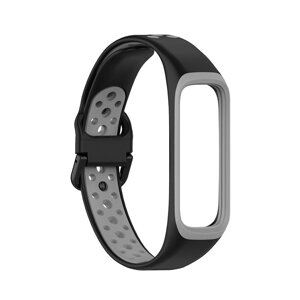 Силіконовий ремінець Primo Perfor Sport для фітнес-браслета Samsung Galaxy Fit 2 (SM-R220) - Black & Bray